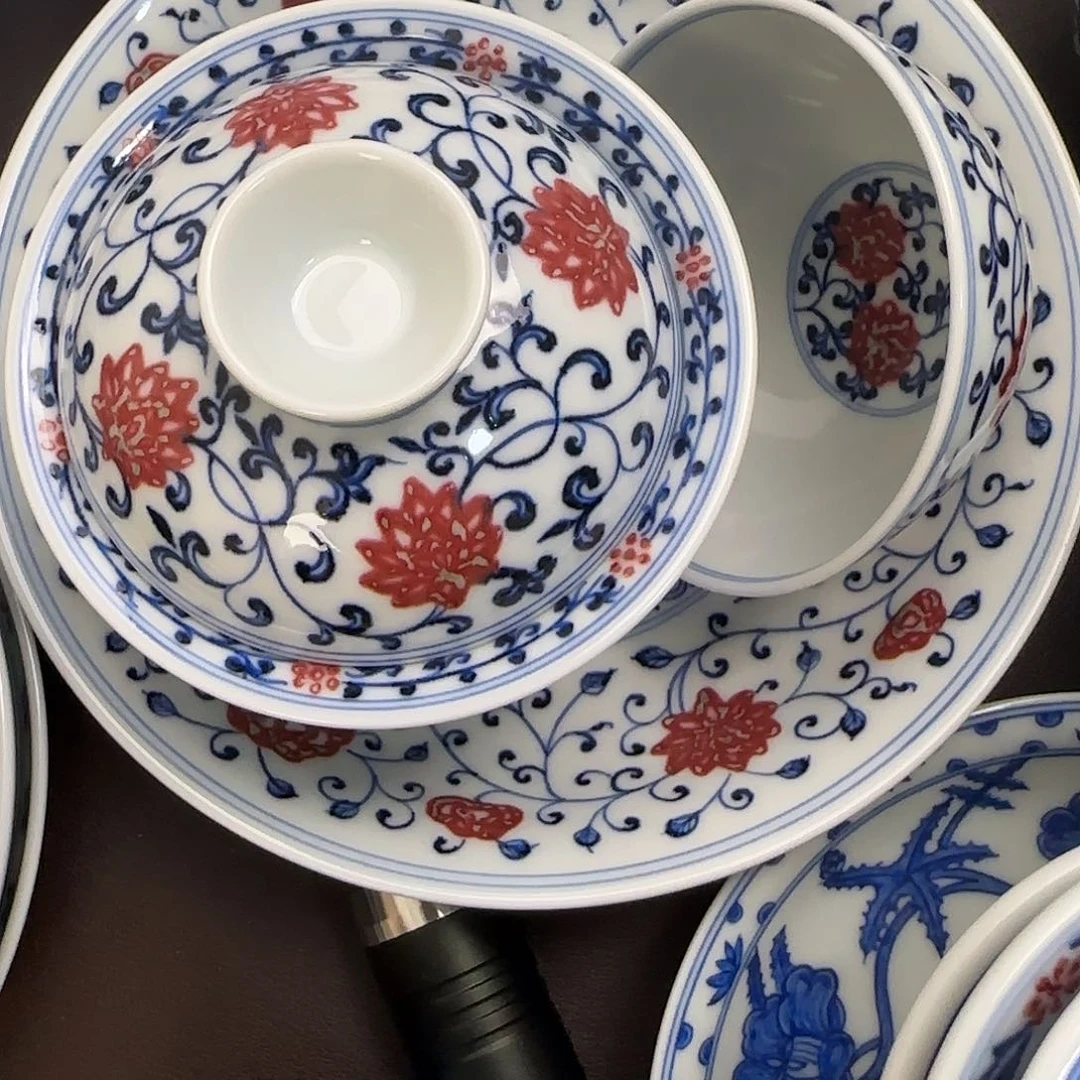 8**9全手绘景德镇陶瓷艺术茶具