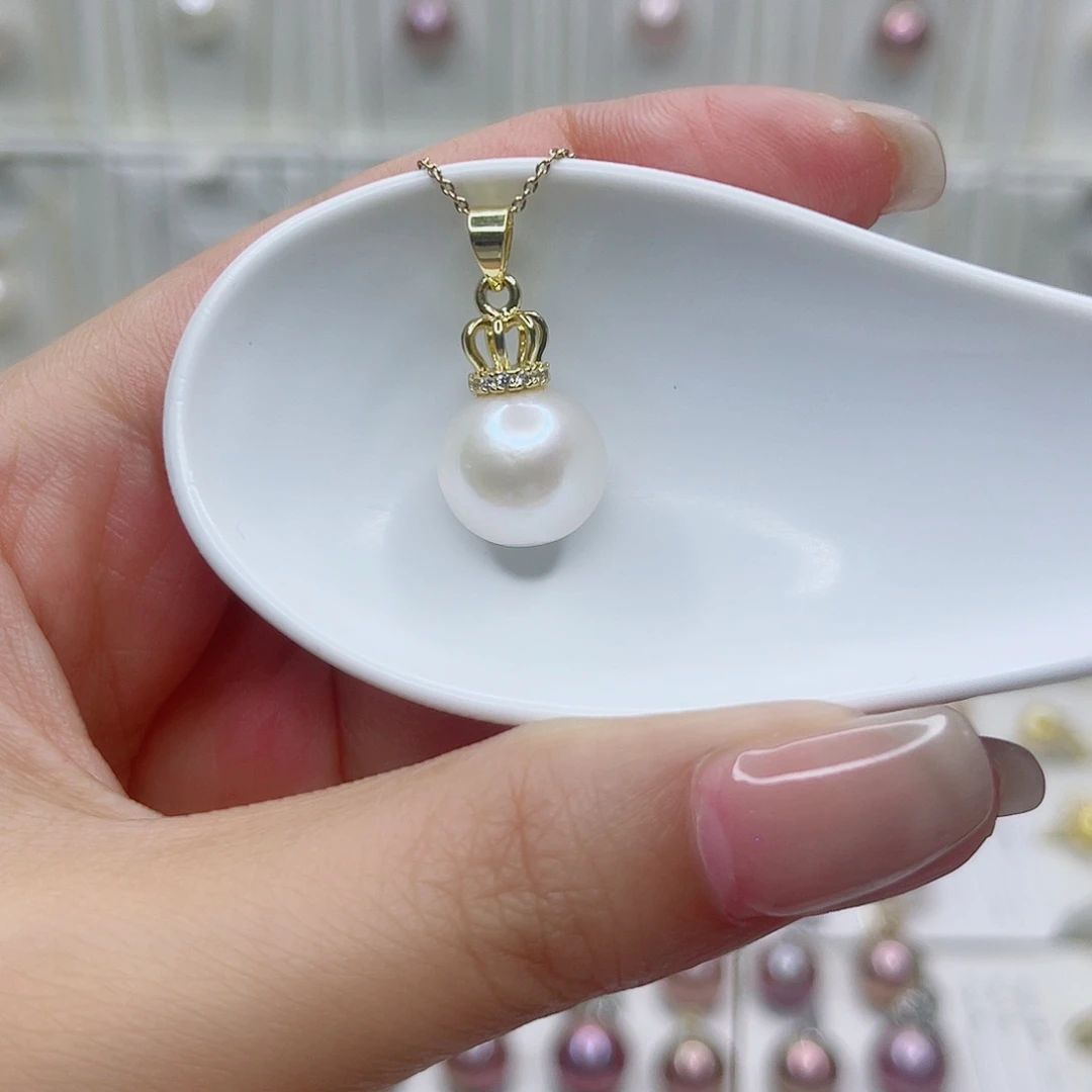 淡水珍珠未镶嵌吊坠(赠链)