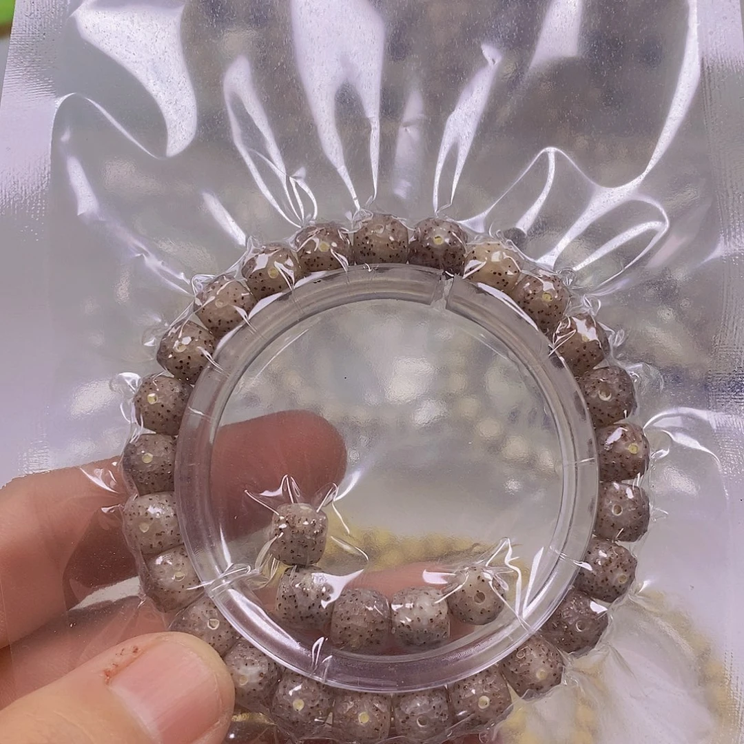 手串星月菩提石玉料手工无相9×8
