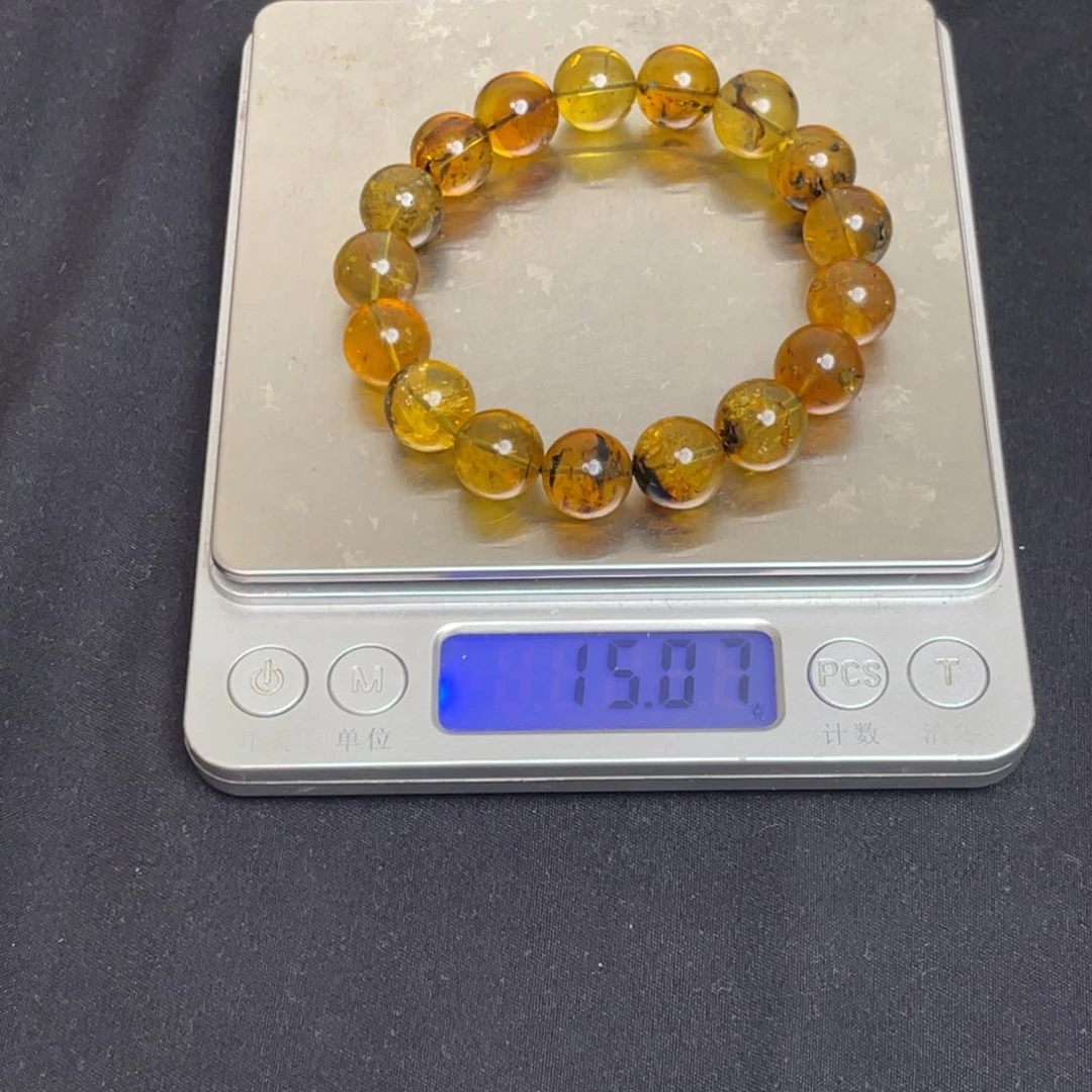 琥珀未镶嵌手串15克