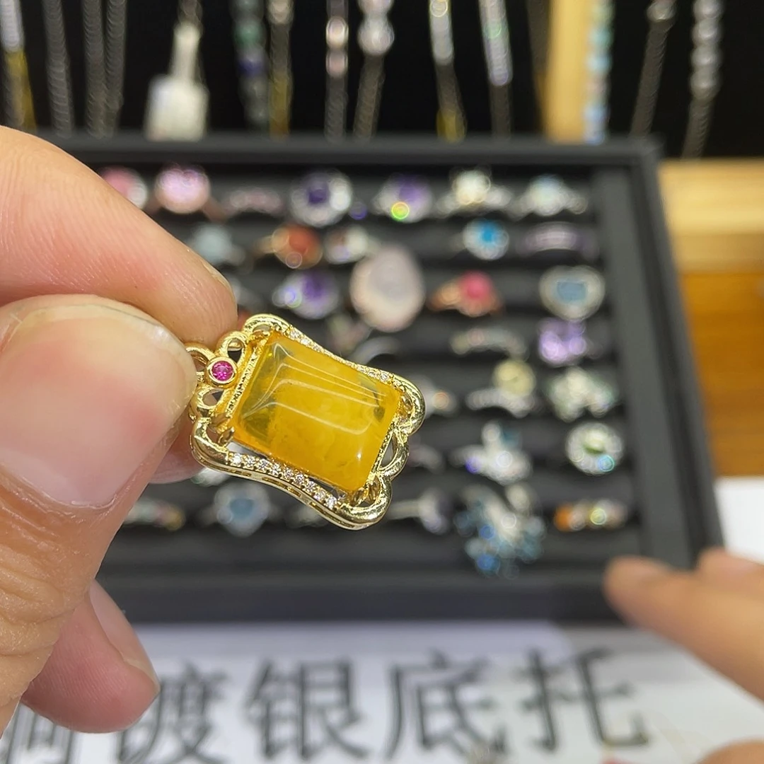 紫晶珠宝半成品未镶嵌