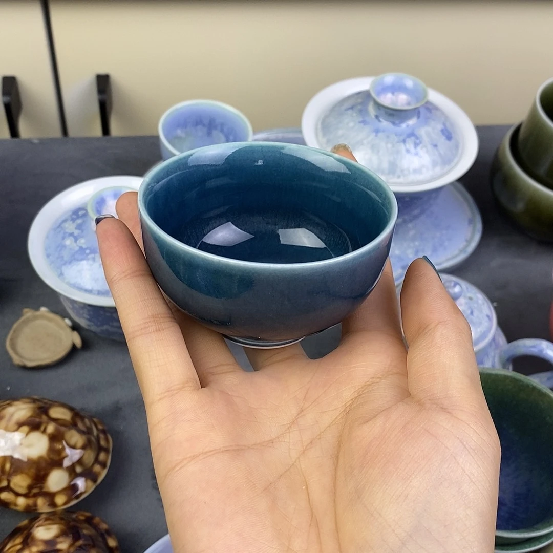 景德镇高温颜色釉茶杯