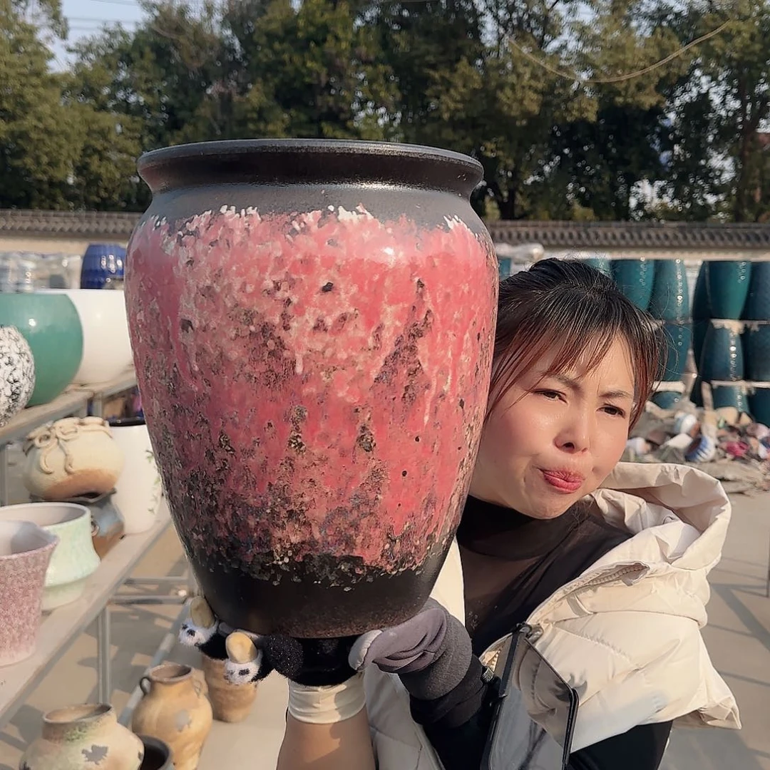 王嫂花盆1211-399高33口25