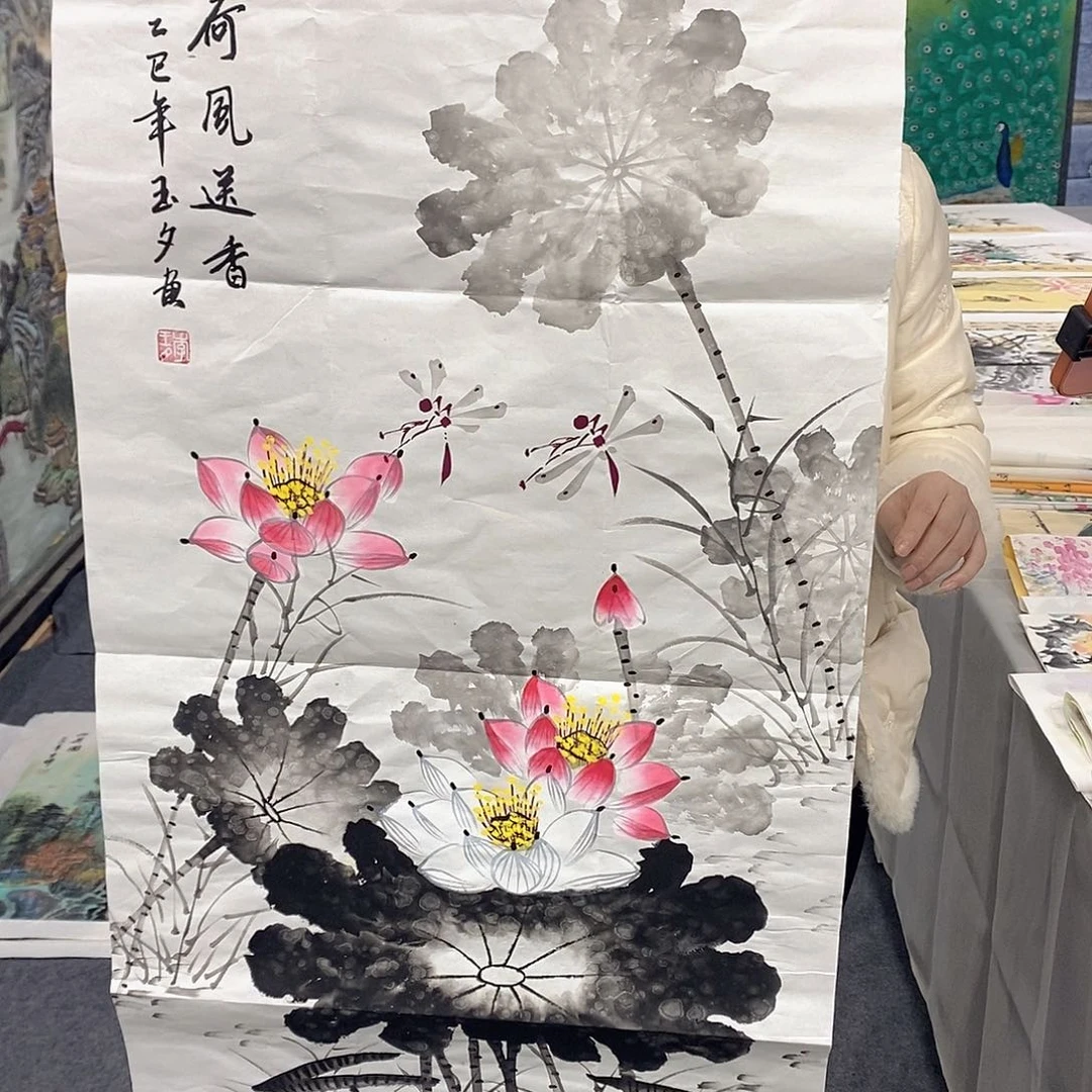 国画国画手绘作品