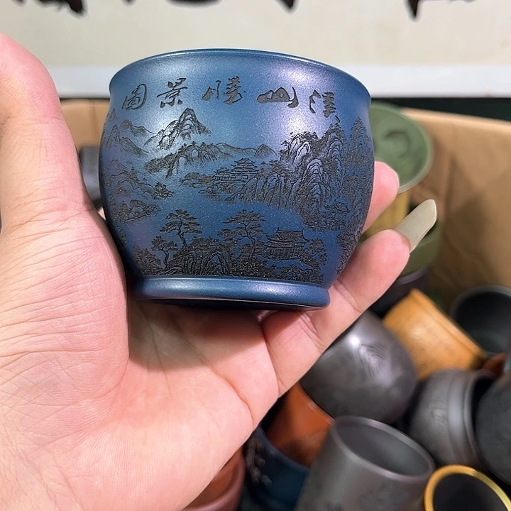 茶杯紫砂全手工紫砂主人杯