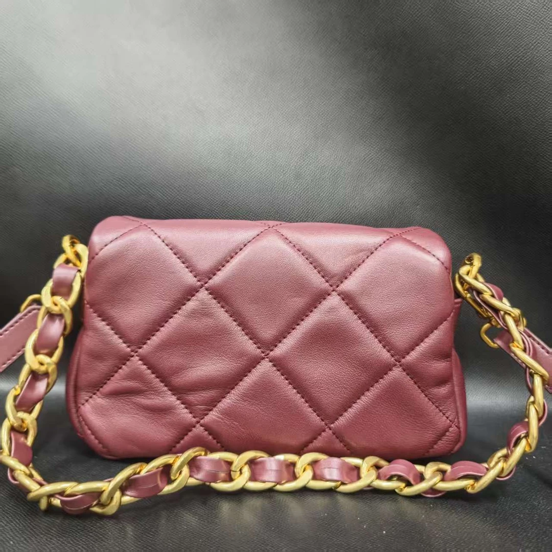 SMVP 高定奢品 潮流打造真皮女士包斜挎包 0676 红色