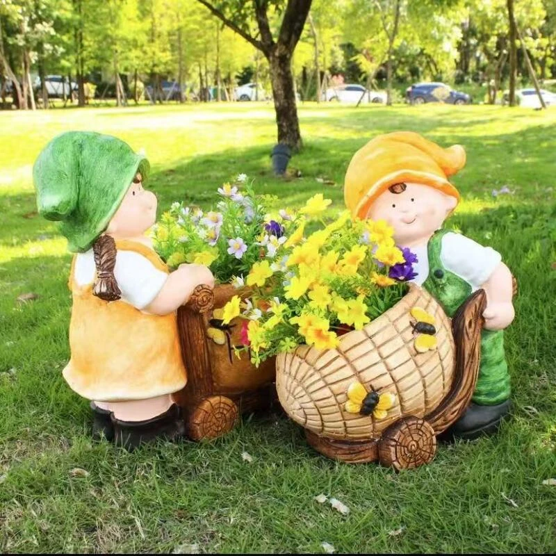 蜜蜂系列花园装饰创意个性大号花盆种植阳台露台别墅造景布置