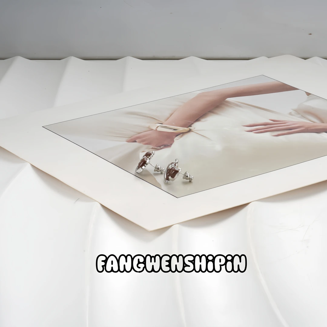 铜合金珐琅耳饰 【镀K金】【925银针】耳环3560