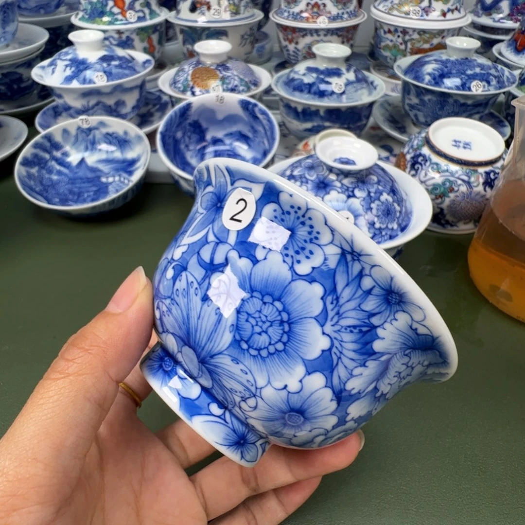 陶瓷景德镇纯手工纯手绘茶具木木2