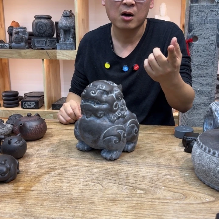 西安石晋錾石雕手工雕刻摆件