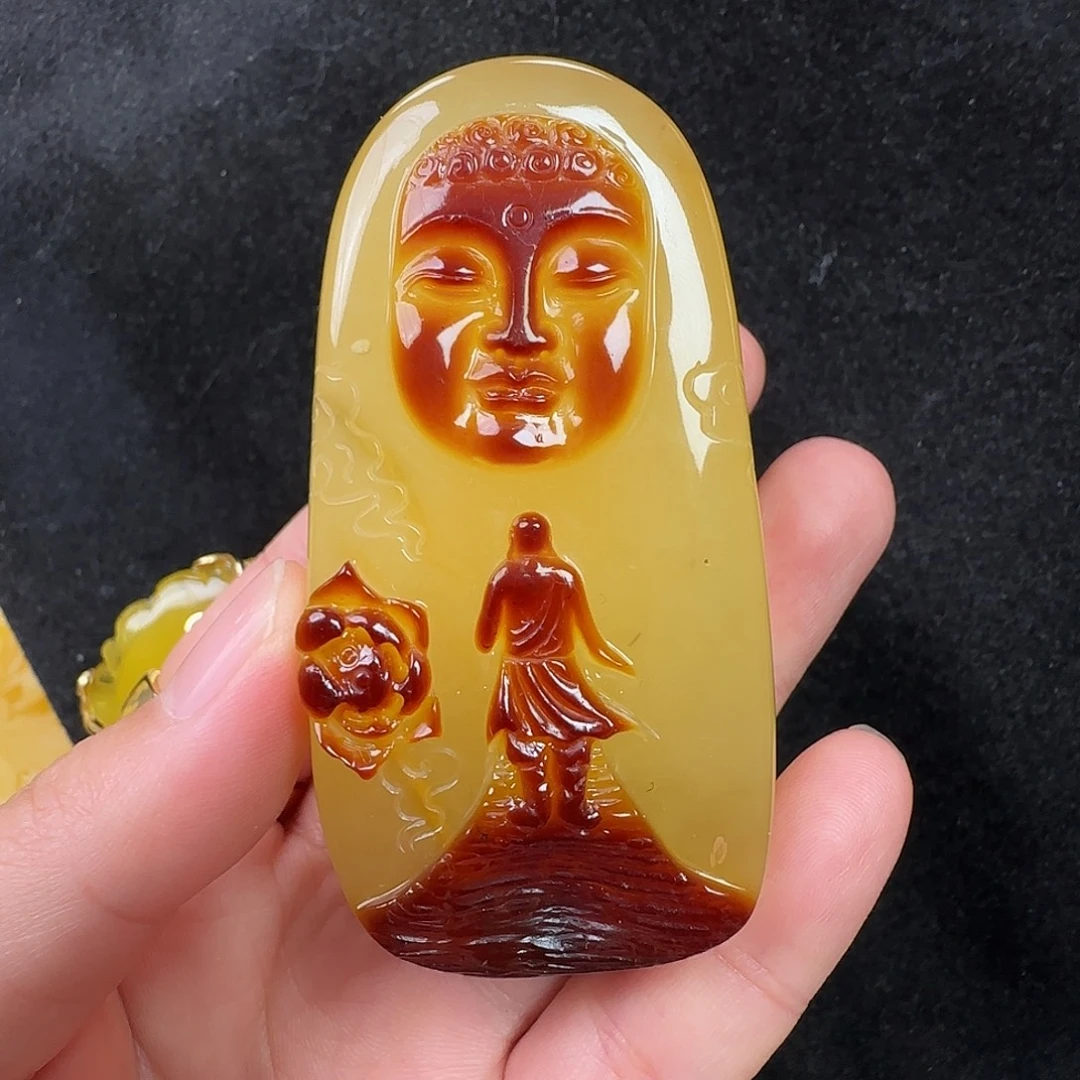 蜜蜡未镶嵌珠宝奇石微粉