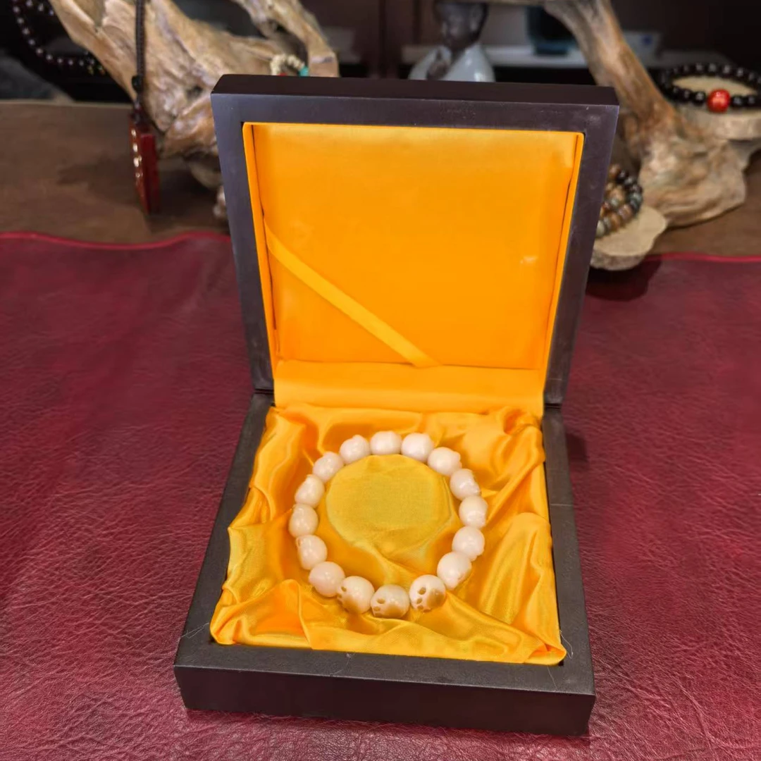 421白玉菩提单圈手串猫爪（无礼盒）（直播专享）