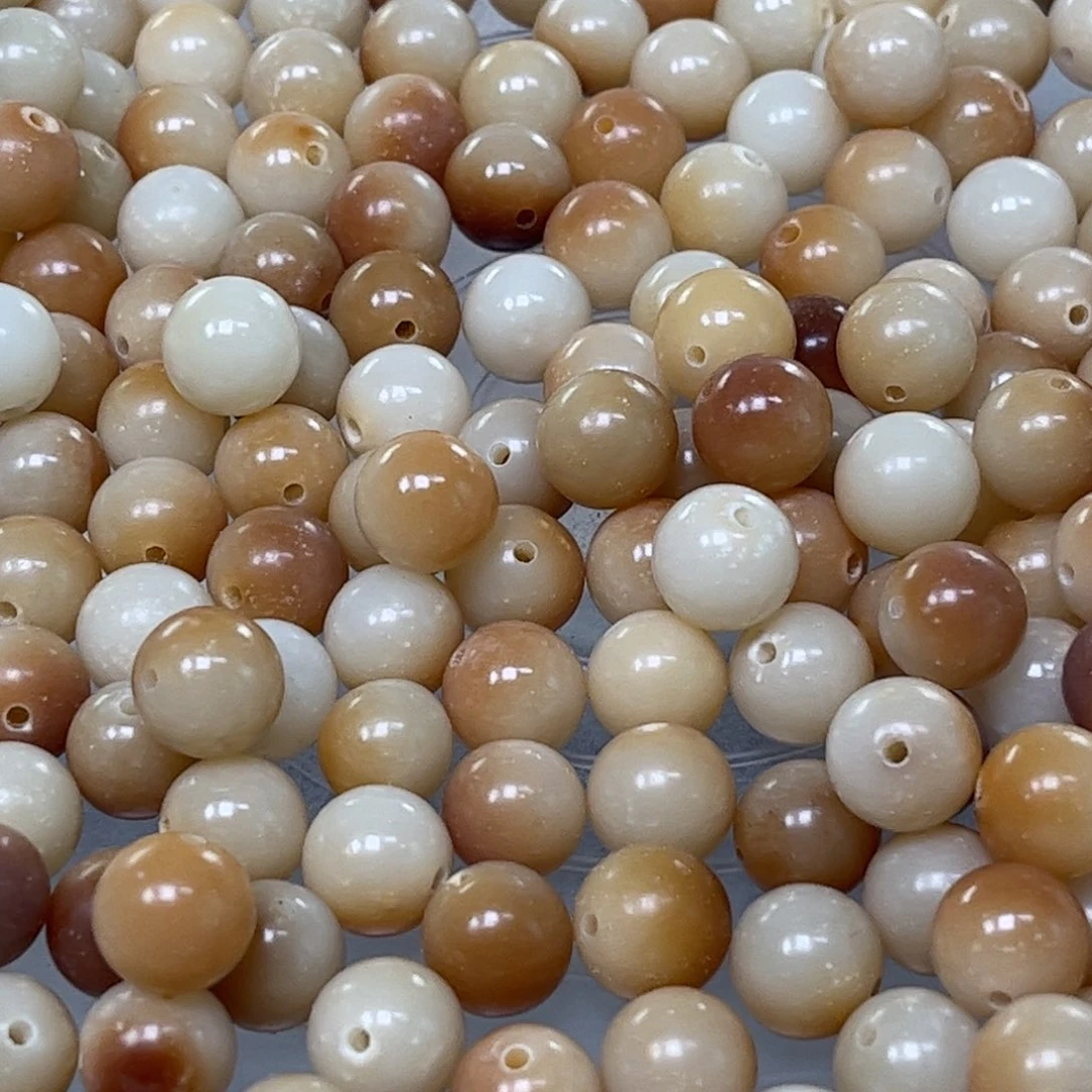鱼***姐吊坠白玉菩提麻子40颗