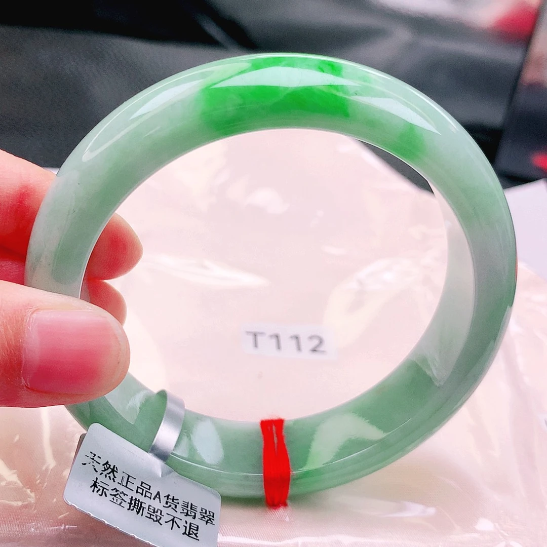 翡翠未镶嵌手镯缅甸天然a货翡翠手镯