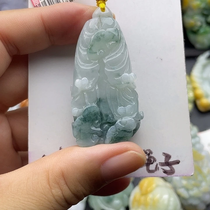 颈饰未镶嵌翡翠天然翡翠