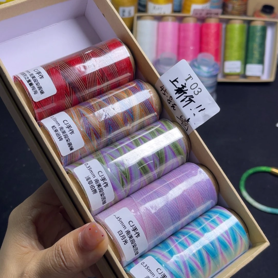 腈纶0.35草美圆蜡纸轴5色T03