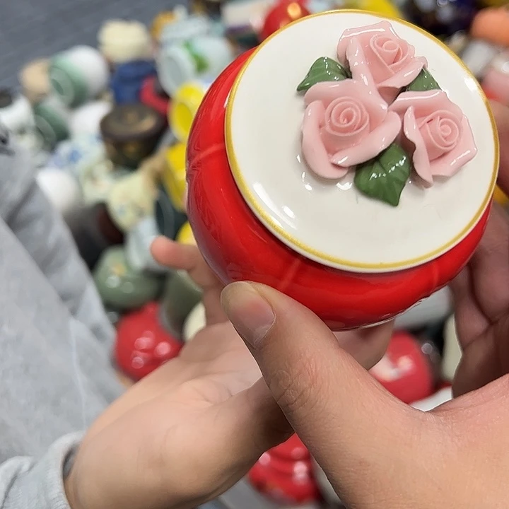 茶叶罐陶瓷家用储物罐瑕疵福利品介意勿拍