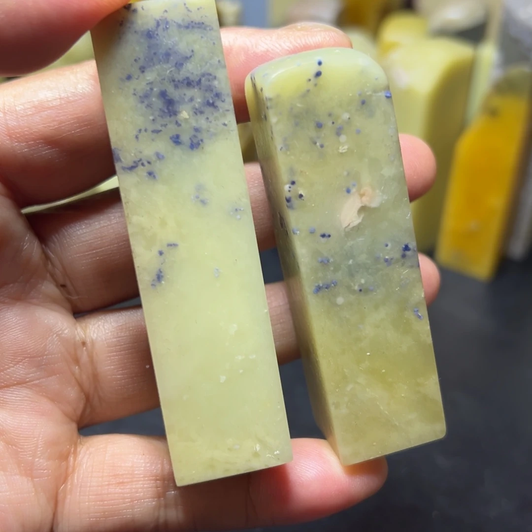 青田石青田封门蓝星