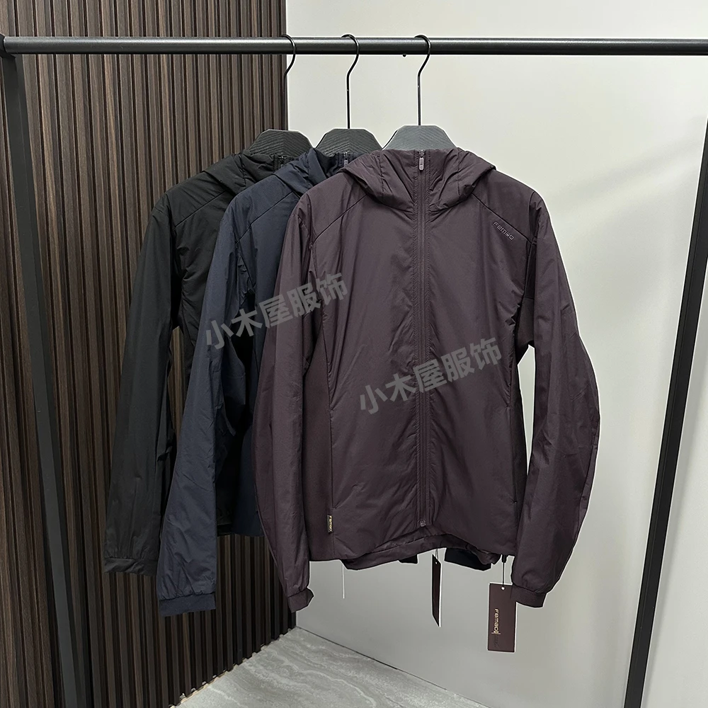 菲玛掂251001连帽外套2025秋季新款时尚百搭显瘦冲锋衣薄棉服女款