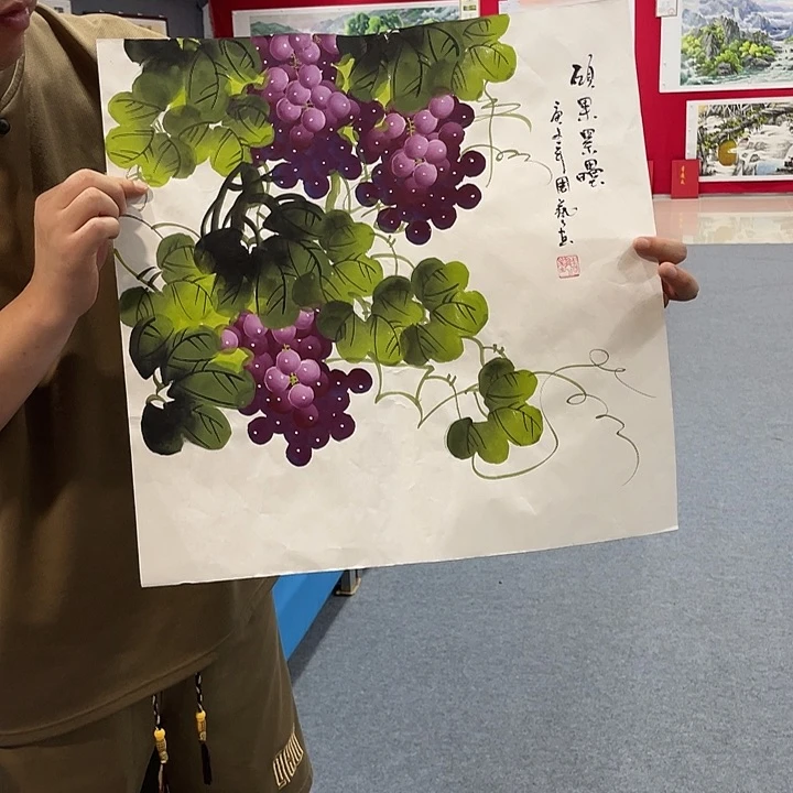 国画今天早上起来发现
