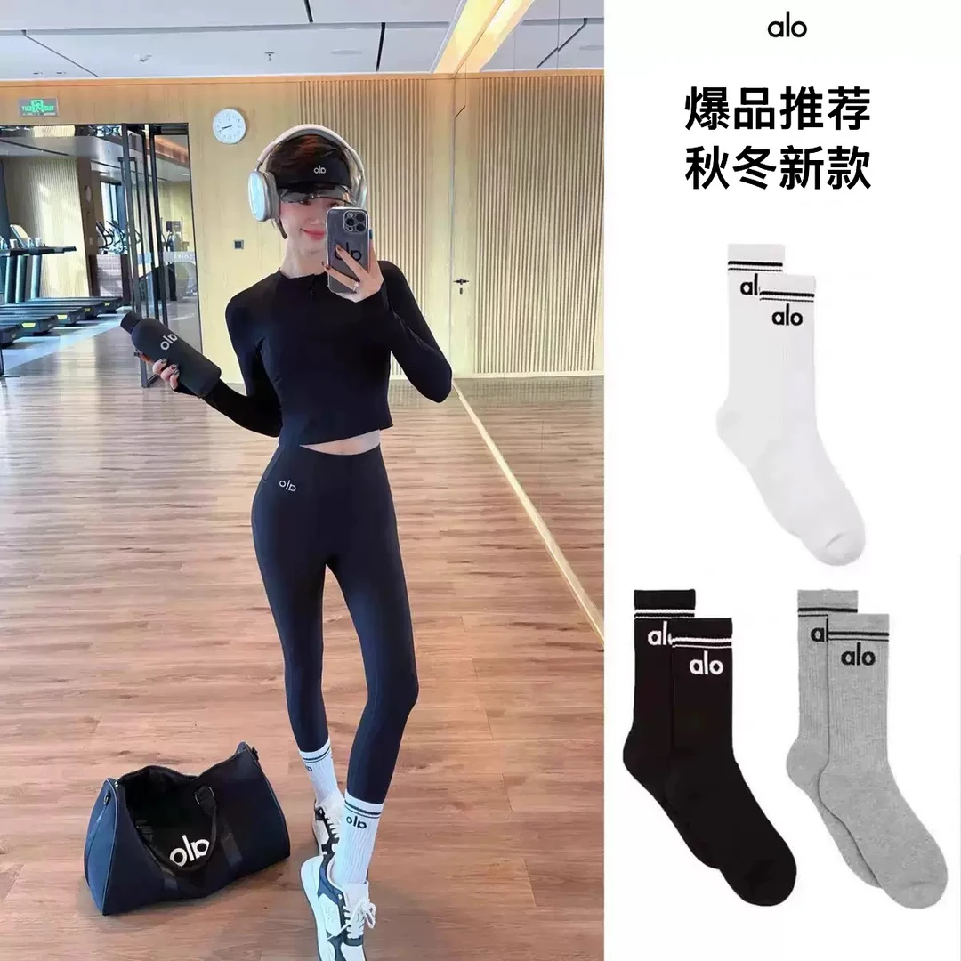 女士运动中筒袜鲨鱼裤外穿绝配网红爆款时尚运动风四季百搭款0603