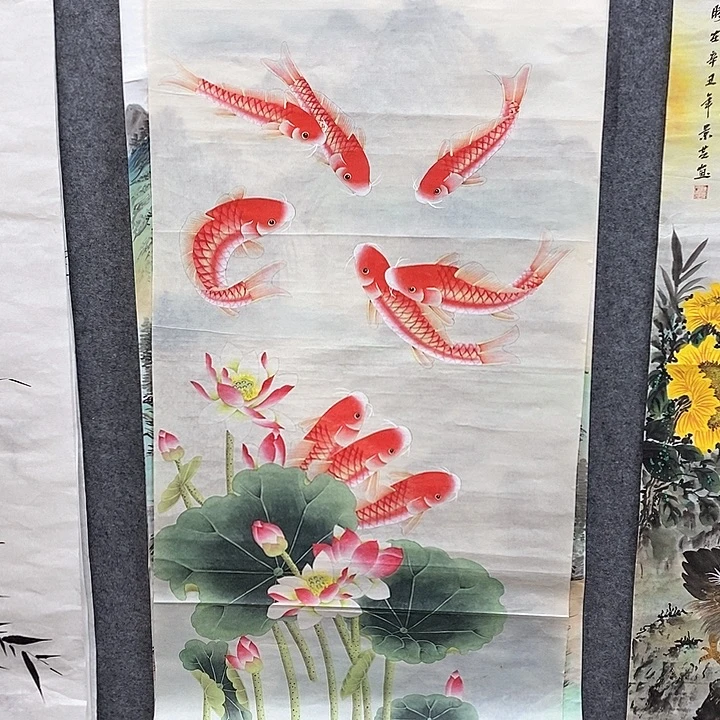 竖款新中式装饰画6