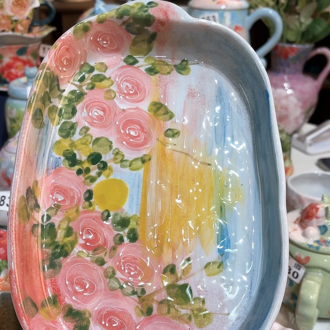 景德镇手绘高温釉下彩陶瓷茶具