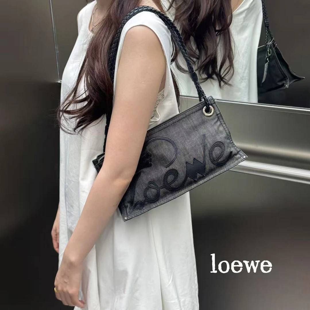 95新 LOEWE/罗意威 G100经典百搭腋下单肩包包95新