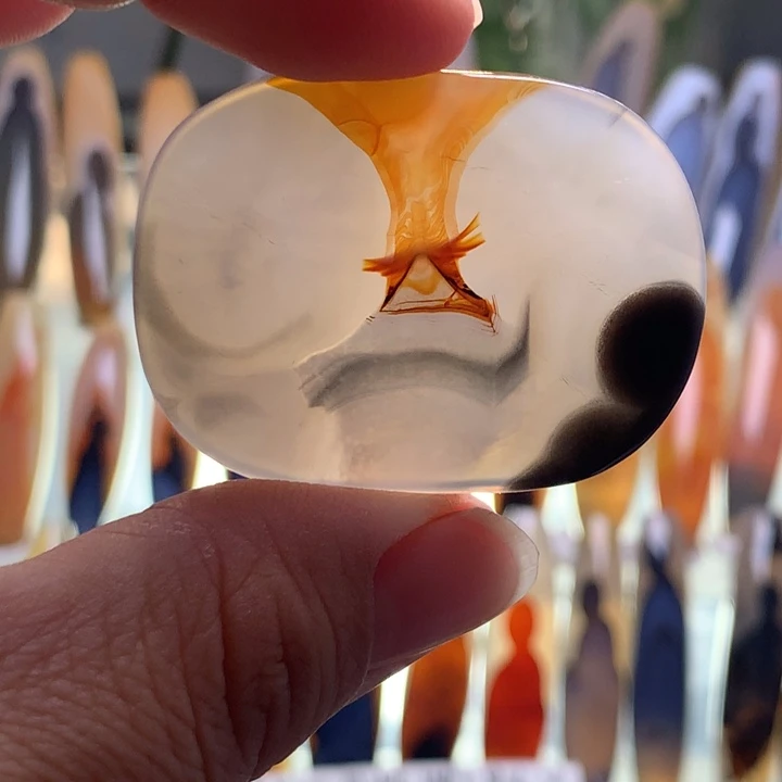 未镶嵌玛瑙/玉髓珠宝半成品71