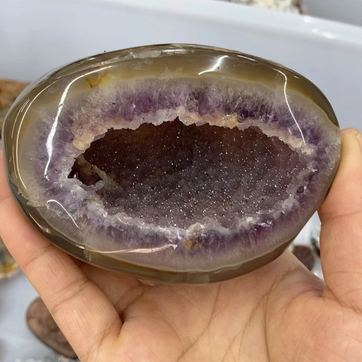 珠宝半成品未镶嵌紫晶