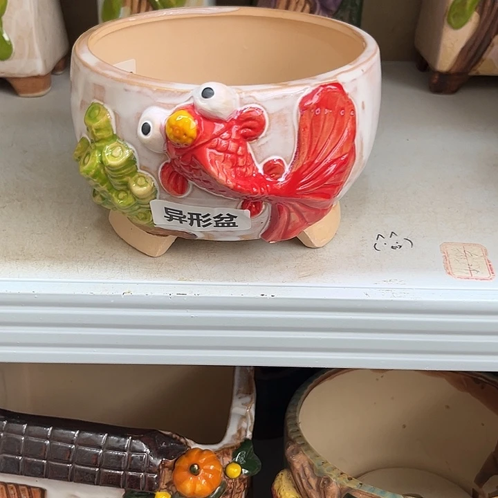 紫砂花盆粗陶材质多肉花盆