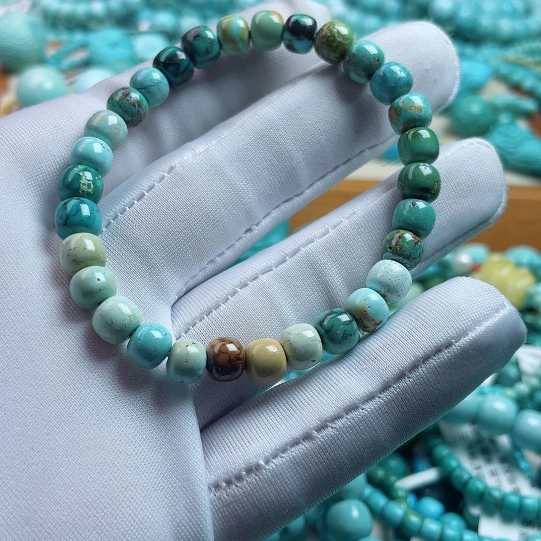 未镶嵌绿松石珠宝奇石