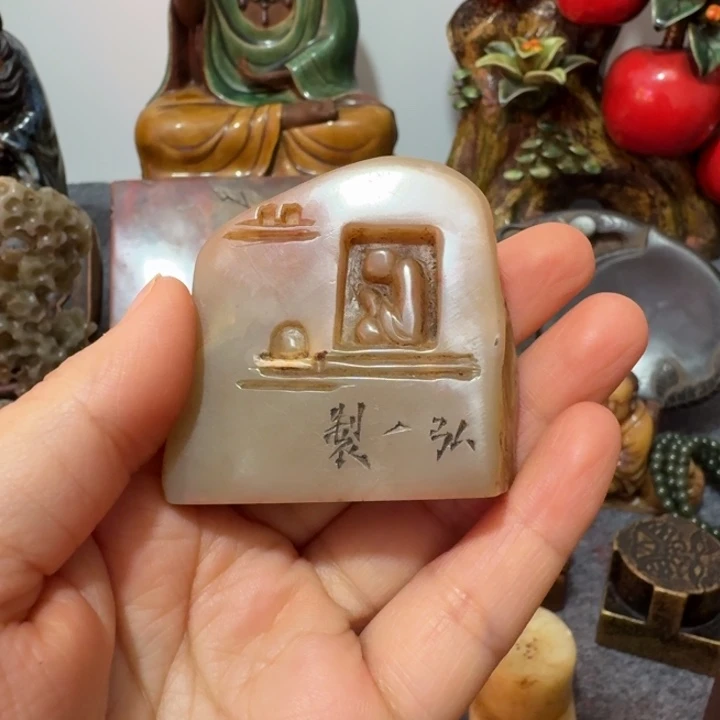 释***普石材手工艺品摆件