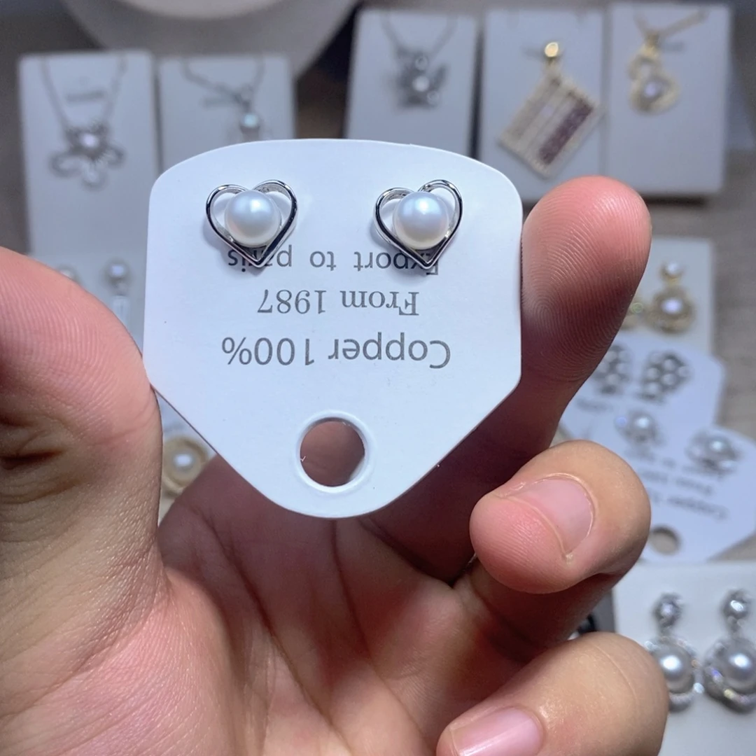 未镶嵌淡水珍珠耳饰