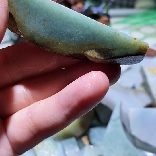 翡翠散珠边角料134