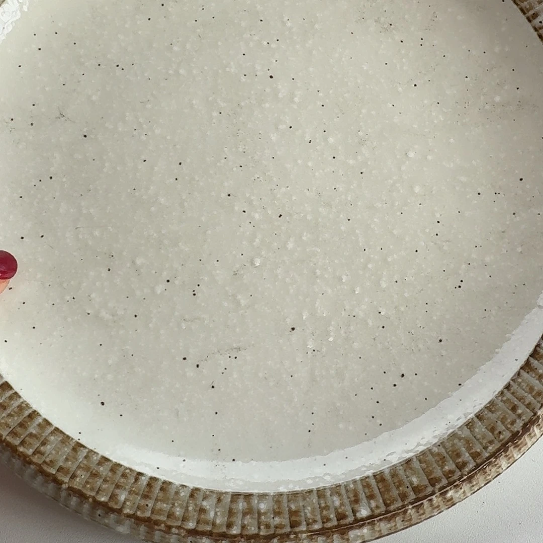 瓷片复古加厚24厘米大盘