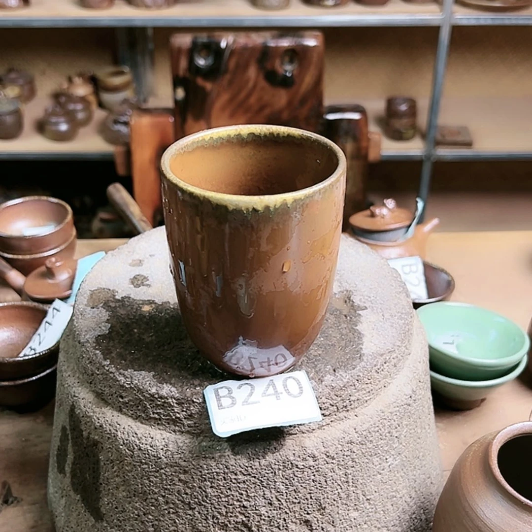 【闪购商品】雷州窑可乐杯240雷州泥260CC