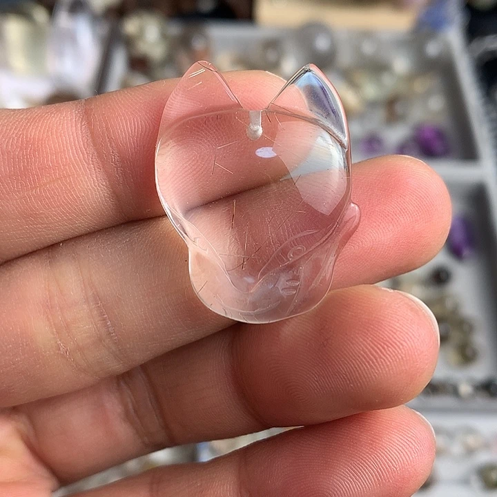 水晶吊坠(不含链)未镶嵌