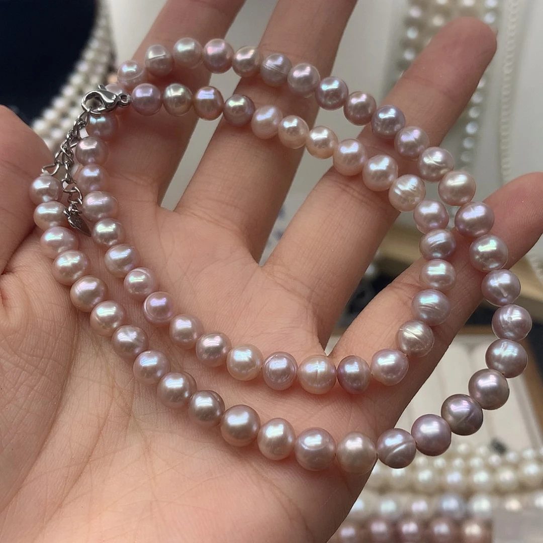 未镶嵌淡水珍珠6-7n30项链