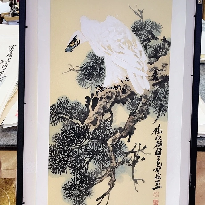 国画张圣敏先生纯手绘作品