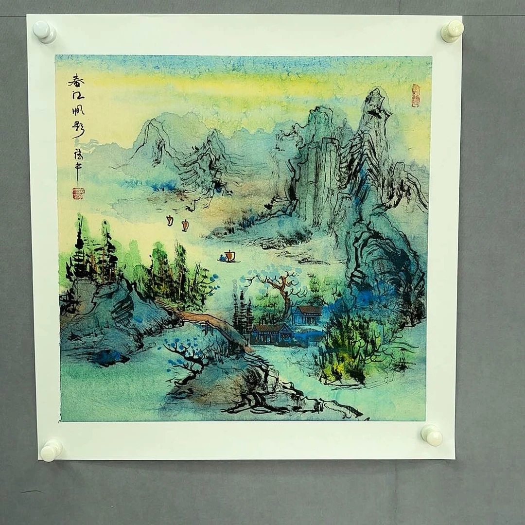 国画亲笔手绘原创