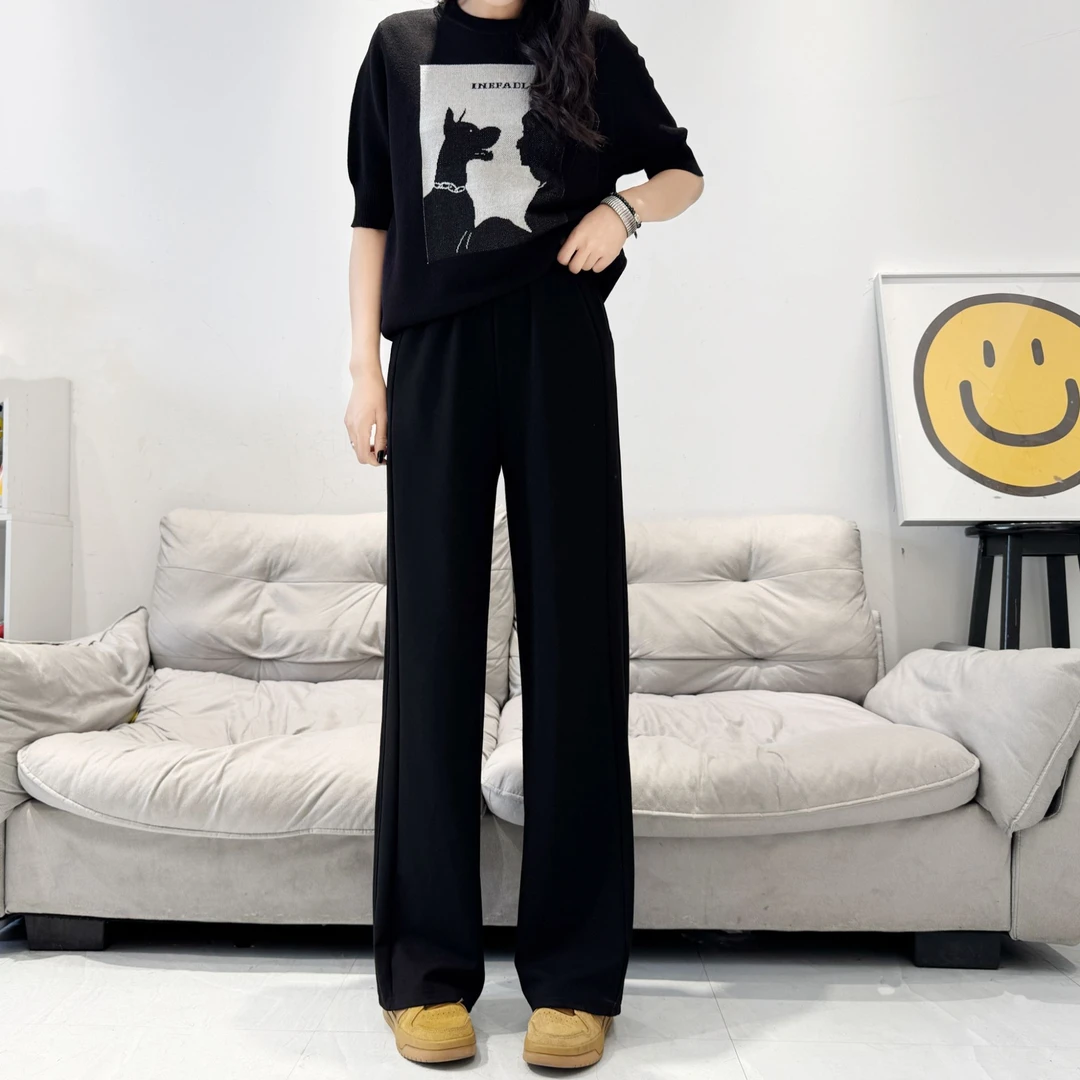 【店夫人定制】2025春夏季新款 巨显瘦 巨遮胯 巨好穿的阔腿裤