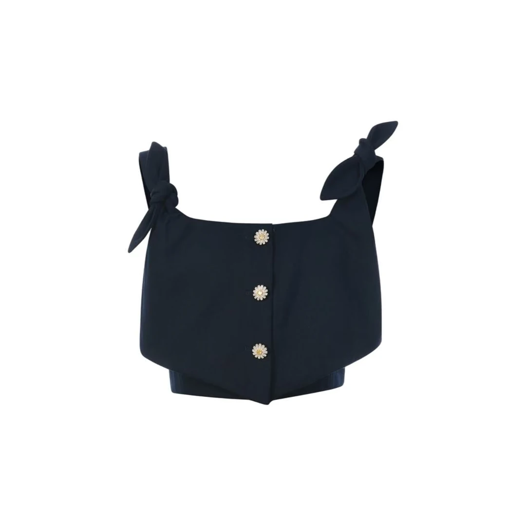 拉飞姆2025春 雏菊装饰吊带LF25C61SV164