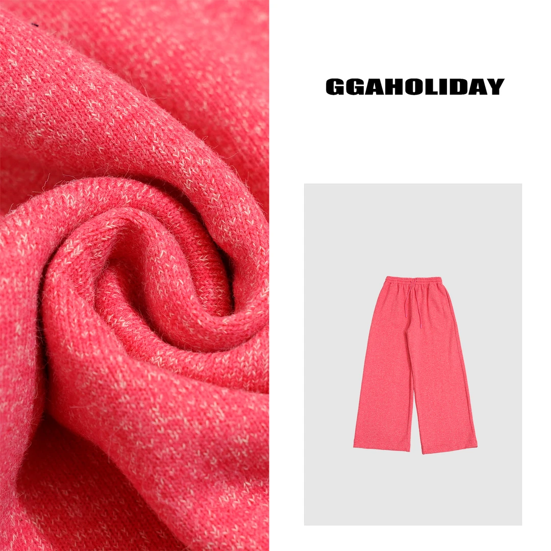 【上新】GGAHOLIDAY新款百搭宽松舒适简约纯色时尚显瘦卫裤-151174