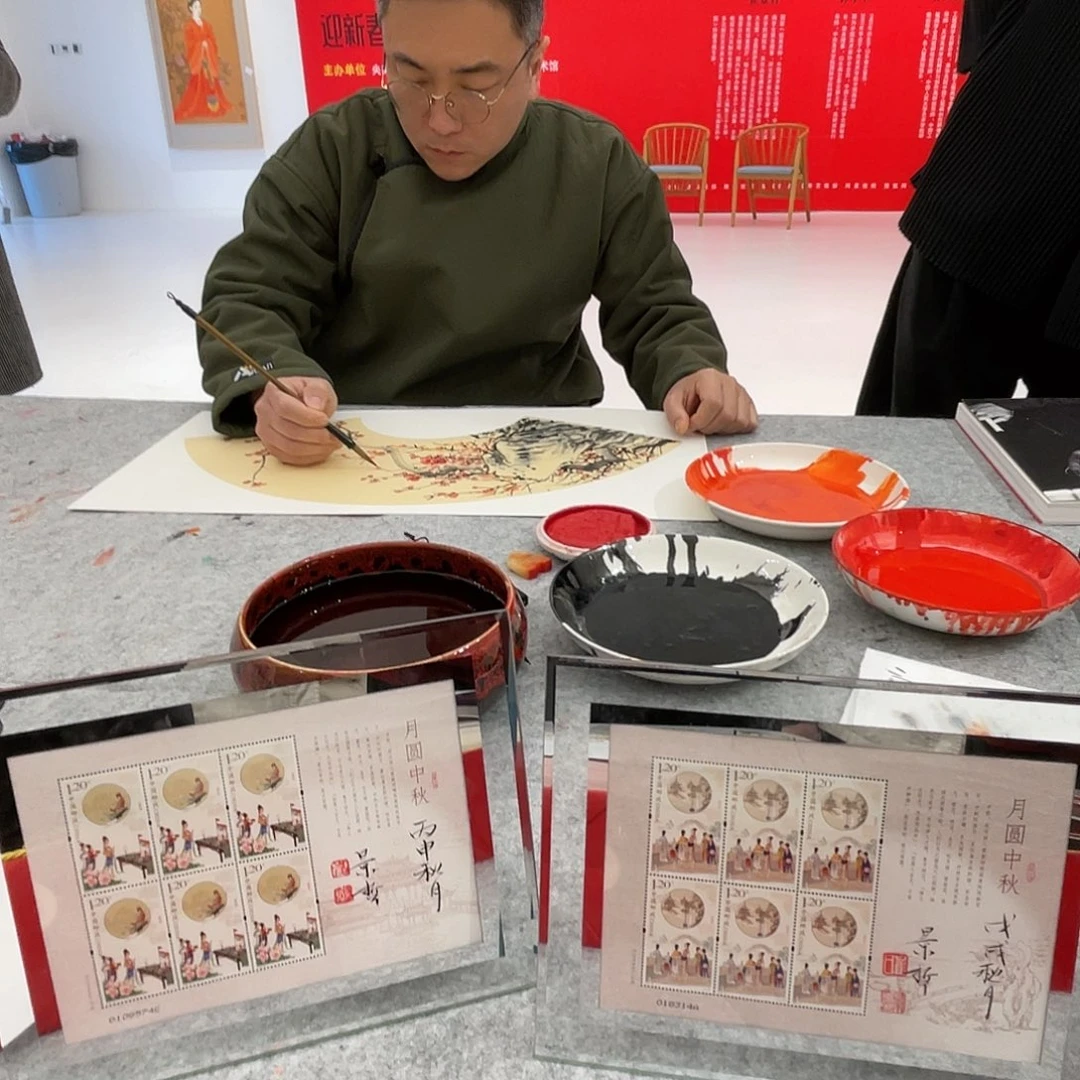 国画以文会友崔老师