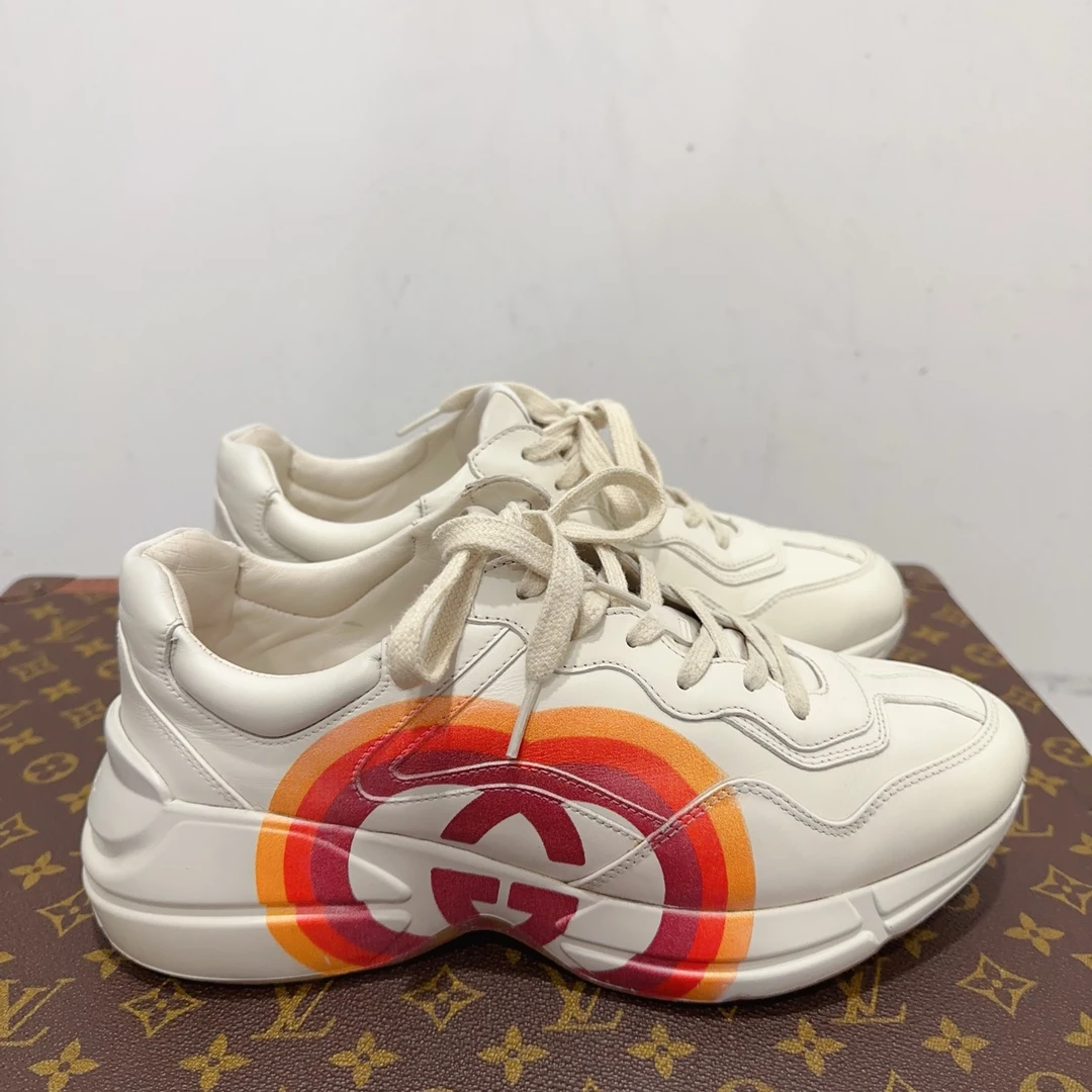 99新 GUCCI/古驰 安洁利严选老爹鞋 尺码41成色看直播GSS20497