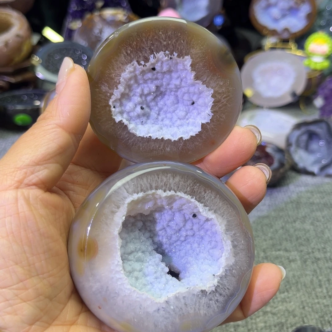 未镶嵌紫晶摆件水晶