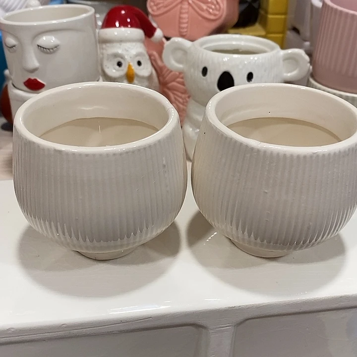 陶摆件陶盆有孔 瑕疵介意勿拍