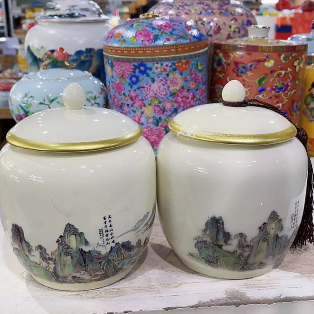 【闪购商品】罐陶瓷茶叶罐密封罐
