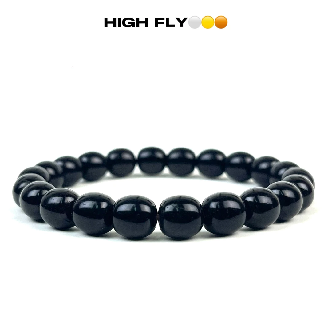 HIGHFLY｜椰蒂黑金9*9老型桶进口印尼椰蒂手串精工极限弧单圈